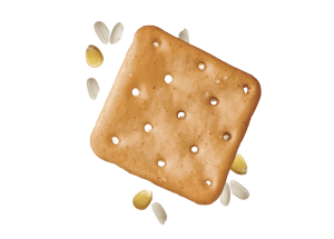 Gluten-free cracker with corn and rice