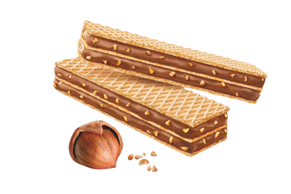Wafer hazelnuts cream & grains filling