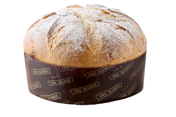 Panettone with pear and chocolate 